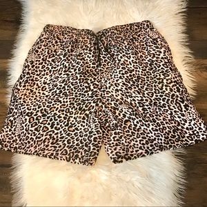 Men’s Cheetah Print Swim Trunks